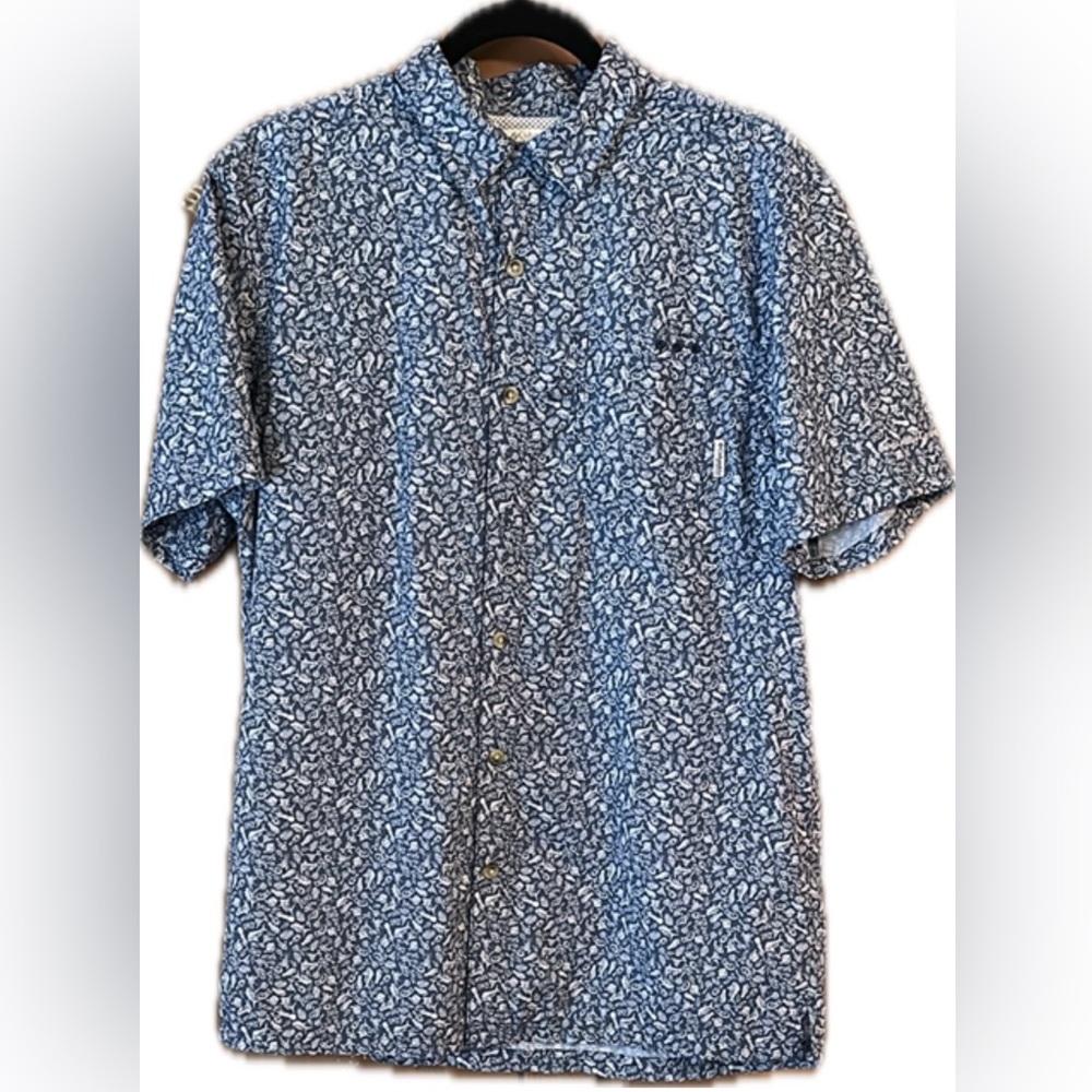 PFG by Columbia Men’s “Fish Party” Fishing Shirt sz S